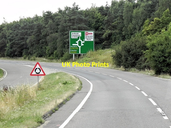 Photo 6"x4" Ardleigh Crown Junction Boxted\/TM0031 c2013