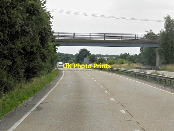 Photo 6"x4" Farm Access Bridge over the A120 (Wyldberry Farm) Fox Street c2013