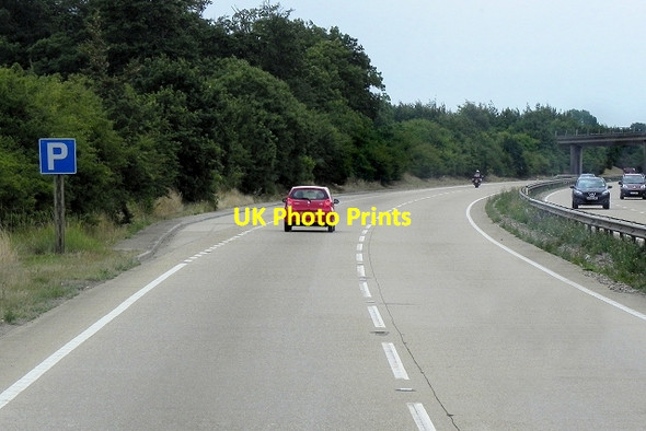 Photo 6"x4" Layby, Eastbound A120 Elmstead\/TM0626 c2013
