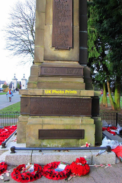 Photo 6"x4" War Memorial (3) - detail, Mary Stevens Park, Stourbridge Stourbridge c2014