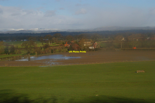Photo 6"x4" Trewern: houses on Heldre Lane, from the railway Cefn\/SJ2610 c2014