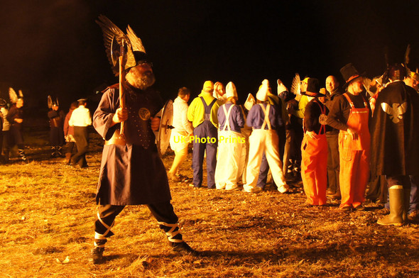 Photo 6"x4" Guiser Jarl at Uyeasound Up Helly Aa Uyeasound c2014