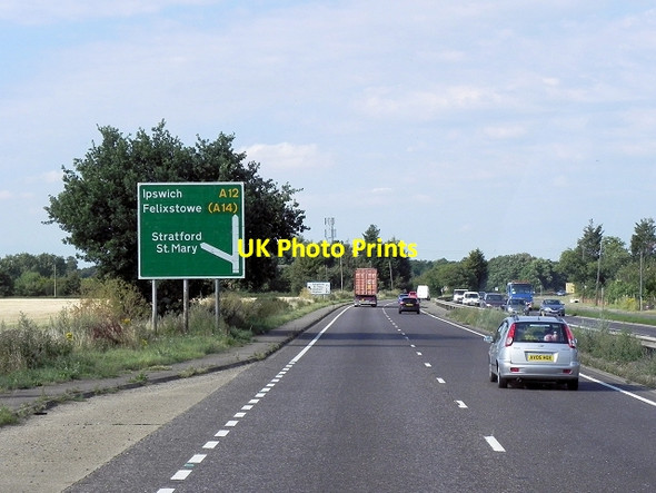 Photo 6"x4" Ipswich Road Lamb Corner c2013