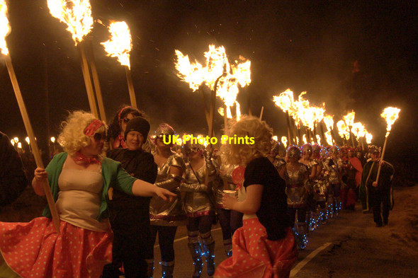 Photo 6"x4" Guiser at Uyeasound Up Helly Aa Mailand c2011