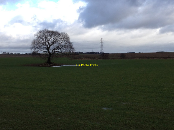 Photo 6"x4" Farmland near Old Rayne Bonnyton\/NJ6730 c2014