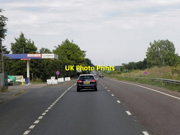 Photo 6"x4" Former Service Station on Eastbound A12 Capel St Mary c2013