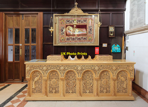 Photo 6"x4" St Martin (St Demetrios), Town Road, Edmonton - Interior Edmonton\/TQ3392 c2014