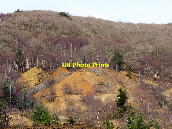 Photo 6"x4" Spoil from Cwm Rheidol Mine Ystumtuen c2014