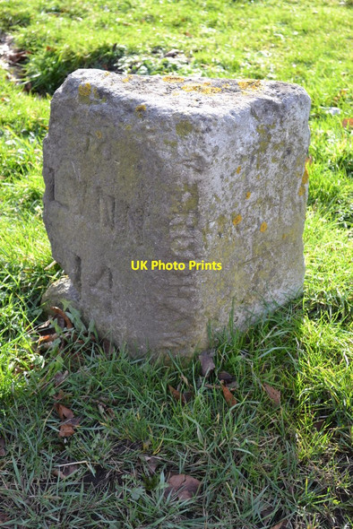Photo 6"x4" Old Milestone East Rudham c2014