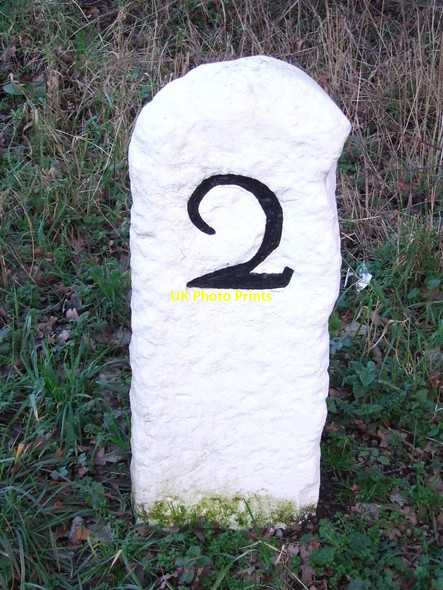 Photo 6"x4" Old Milestone Fairstead\/TF6419 c2014