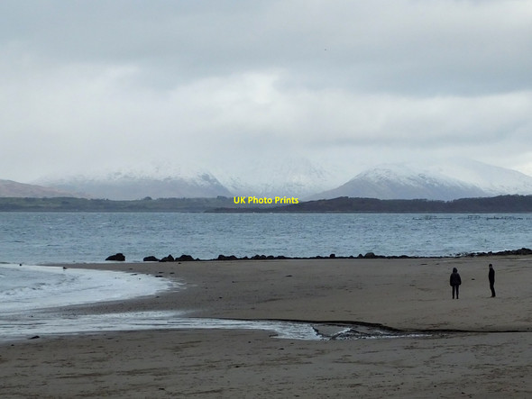 Photo 6"x4" Beach at Ganavan Oban\/NM8630 c2014