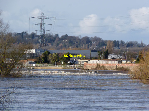 Photo 6"x4" Beeston Weir from Clifton Beeston\/SK5236 c2014