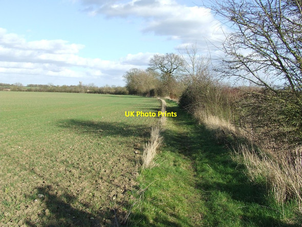 Photo 6"x4" Footpath And Boundary Stradbroke c2014