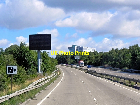 Photo 6"x4" Northbound A14 near Bramford White House\/TM1346 c2013