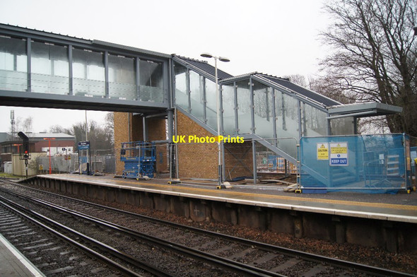Photo 6"x4" Much needed footbridge Winchester c2014