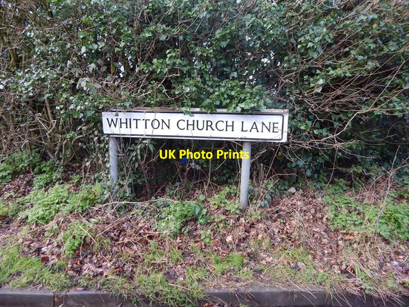Photo 6"x4" Whitton Church Lane at Thurleston Lane Whitton\/TM1447 c2014