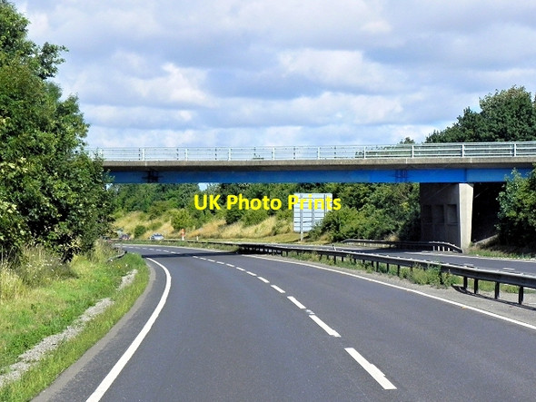 Photo 6"x4" Bridge over the A14 near Stowmarket Stowmarket c2013