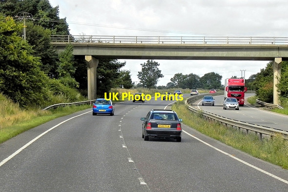 Photo 6"x4" Bridge over the A14 (Westbound) Drinkstone\/TL9561 c2013