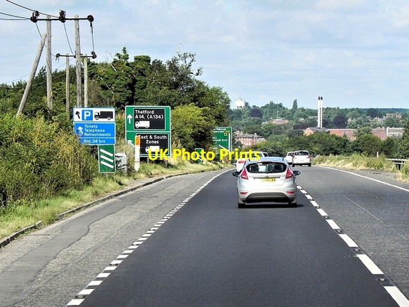 Photo 6"x4" A14 Layby, Bury St Edmunds Bury St Edmunds c2013