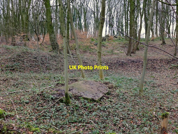 Photo 6"x4" Mine shaft cover? Billinge c2014