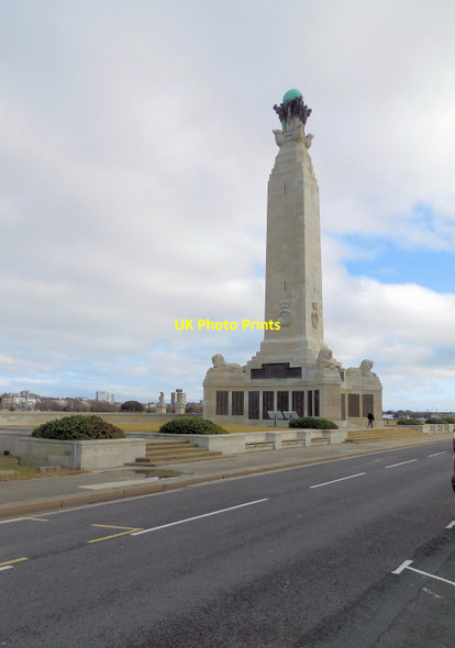 Photo 6"x4" Royal Naval War Memorial, Southsea Old Portsmouth c2014
