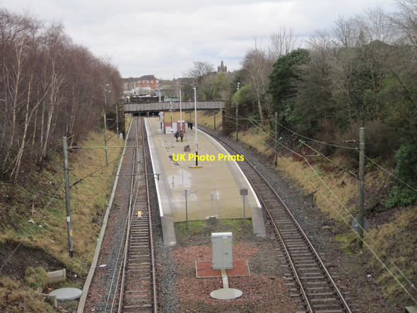 Photo 6"x4" Pollokshields West railway station, Glasgow Rutherglen c2014