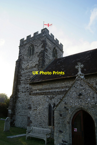 Photo 6"x4" St Nicholas's Church, Winterborne Kingston Winterborne Kingston c2013