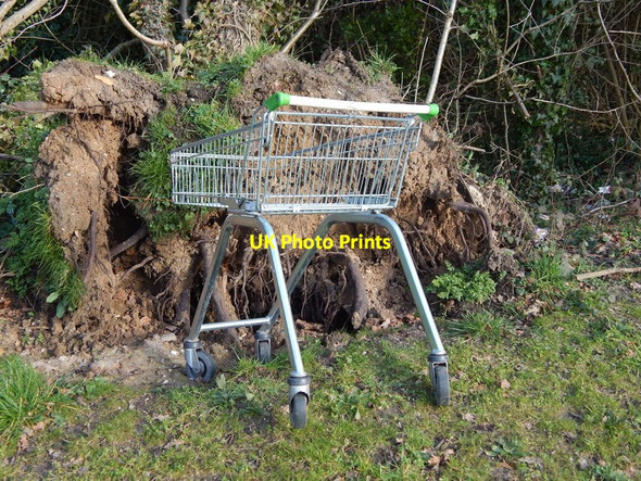 Photo 6"x4" Trolley from Asda, Stoke Park (close up) Maidenhall\/TM1542 c2014