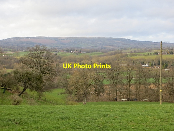 Photo 6"x4" View towards Clee Hill Kyrewood c2014