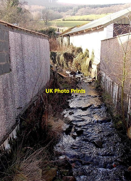 Photo 6"x4" Cwm Boi flows towards Aberdare Road, Fernhill Mountain Ash\/Aberpennar c2014