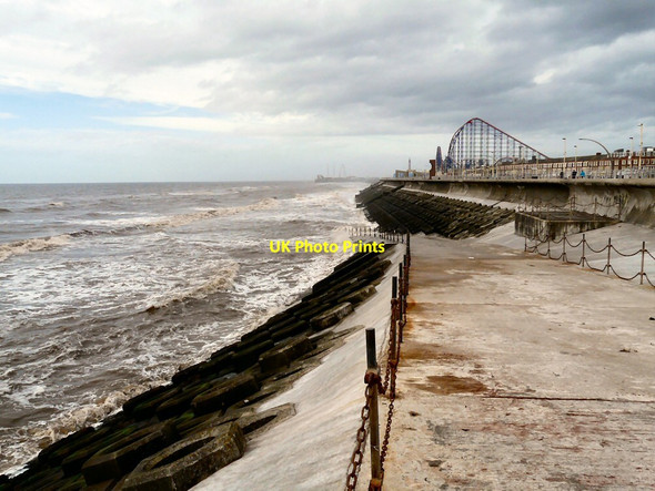 Photo 6"x4" Slipway below New South Promenade South Shore c2013