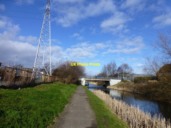 Photo 6"x4" Fleetwood Lane bridge spans the Leeds Liverpool Canal Litherland c2014