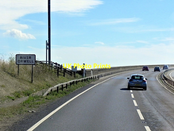 Photo 6"x4" A14, Orwell Bridge Greenwich\/TM1742 c2013