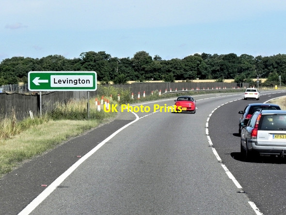 Photo 6"x4" A14 Westbound Kirton\/TM2739 c2013