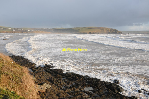 Photo 6"x4" View over the sea to Thurlestone Bigbury-on-Sea c2014
