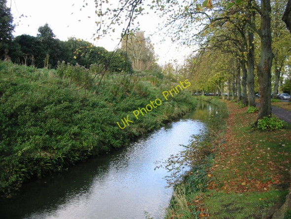 Photo 6"x4" Stream and footpath following Mill Road Arundel c2008