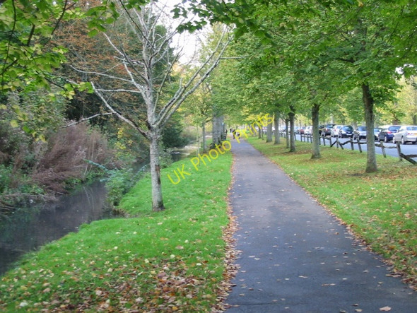 Photo 6"x4" The path alongside Mill Road Arundel c2008