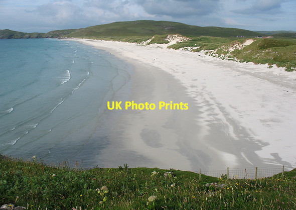 Photo 6"x4" Traigh Eais from Scalavaslain Cliaid c2006