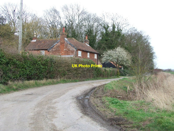 Photo 6"x4" Wood House Dallinghoo c2014