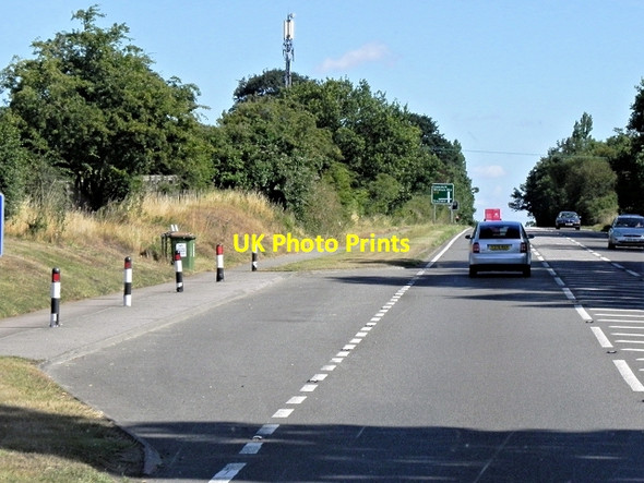 Photo 6"x4" Layby on the A12 North of Woodbridge Woodbridge\/TM2649 c2013