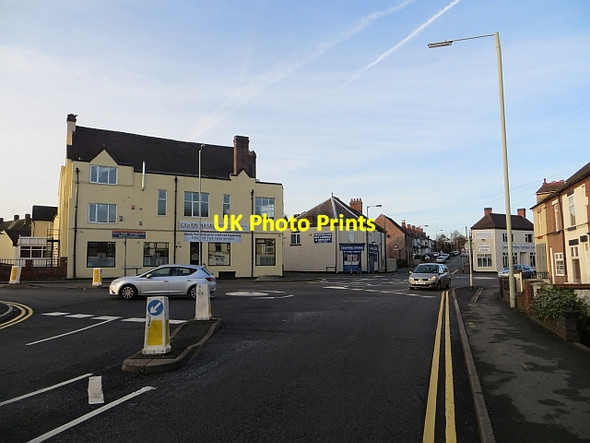 Photo 6"x4" Five road junction, Cannock Cannock c2014