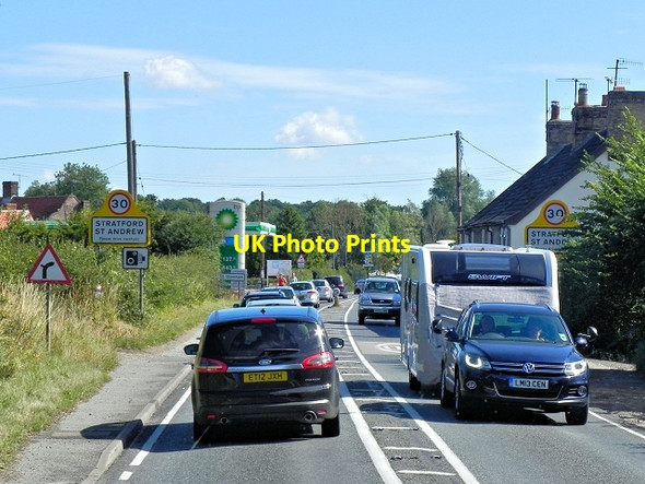 Photo 6"x4" A12 Approaching Stratford St Andrew Statford St Andrew c2013