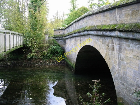 Photo 6"x4" Footbridge and road bridge Arundel c2008