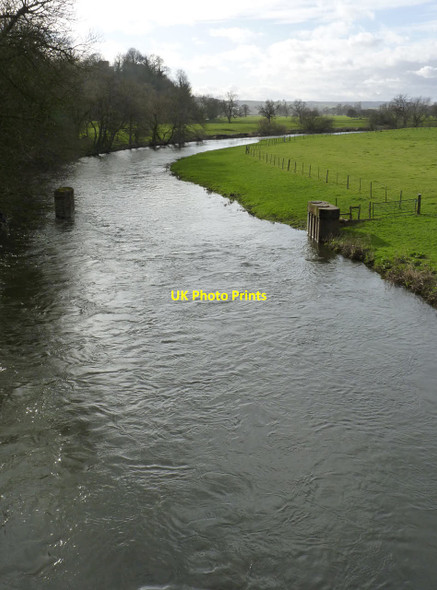 Photo 6"x4" River Dove from Tutbury Bridge Hatton\/SK2130 c2014