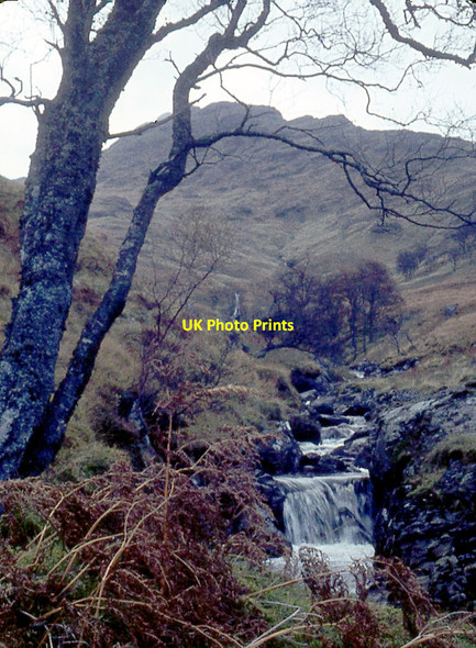Photo 6"x4" Headwater of the Allt a' Chuilinn Stob Creag an Fhithich c1970