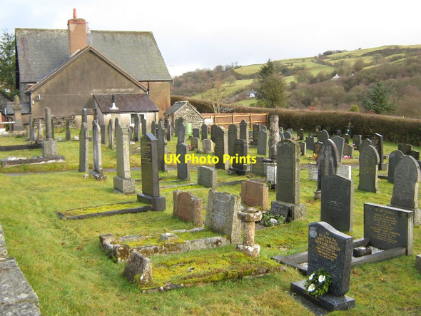 Photo 6"x4" The cemetery at Capel y Gro Bettws Gwerfil Goch c2009