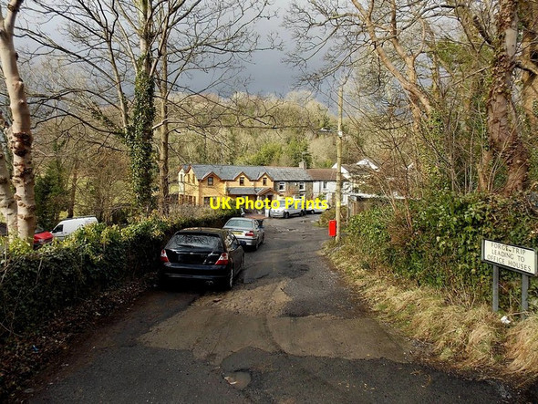 Photo 6"x4" Forge Trip leading to Office Houses, Abernant Aberdare\/Aberdar c2014