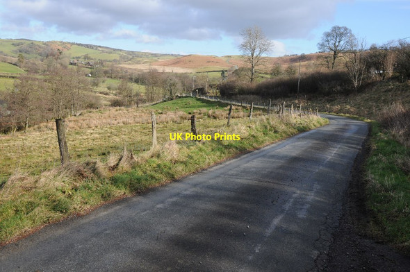 Photo 6"x4" Country road passing Doyfelen Dolau\/SO1467 c2014