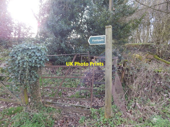 Photo 6"x4" Footpath in Polstead Polstead c2014