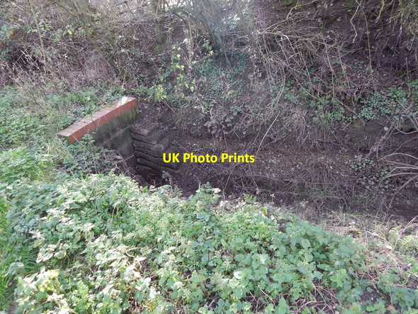 Photo 6"x4" Ditch near Polstead playground Polstead c2014